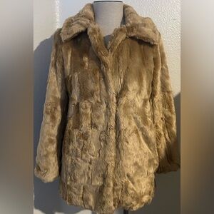 Forever 21 Plush Tan Teddy Jacket